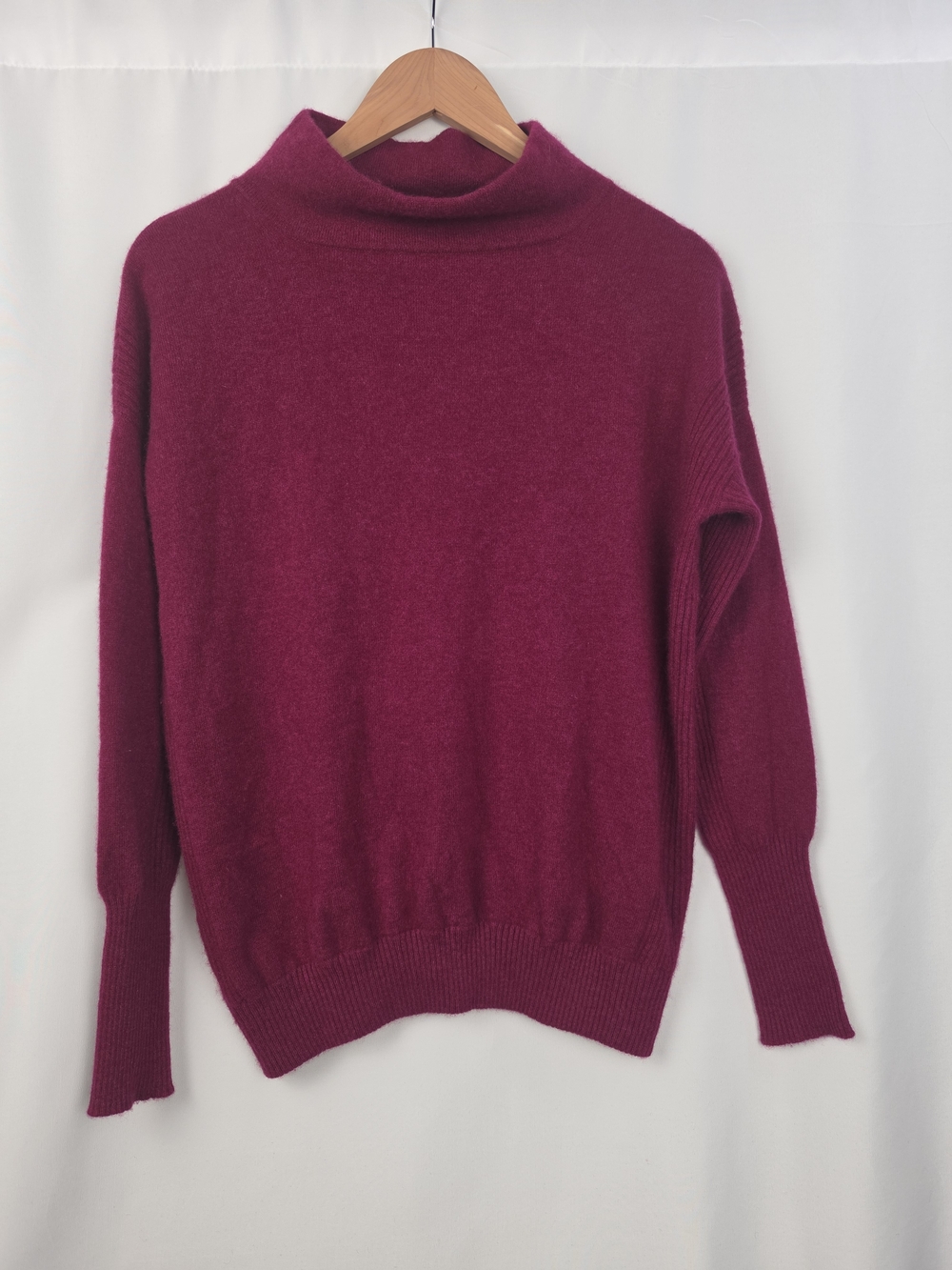 Christopher Fischer Berry Cashmere? Oversized Mock Neck Sweater